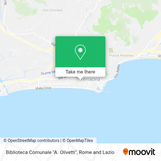 Biblioteca Comunale "A. Olivetti" map