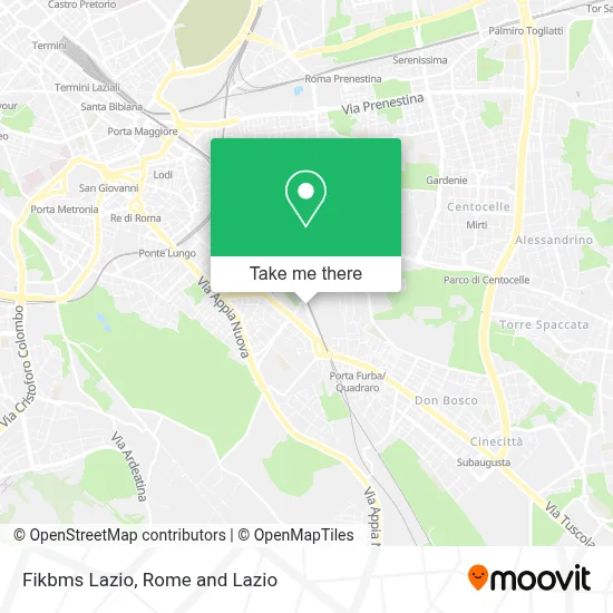 Fikbms Lazio map