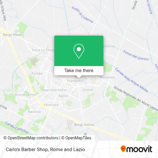 Carlo's Barber Shop map