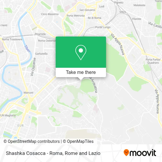 Shashka Cosacca - Roma map