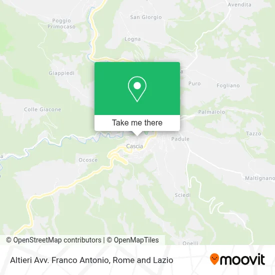 Altieri Avv. Franco Antonio map