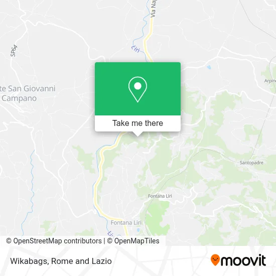 Wikabags map