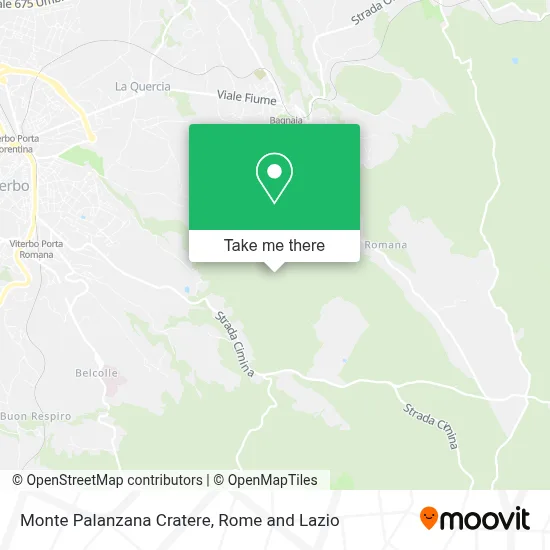 Monte Palanzana Cratere map