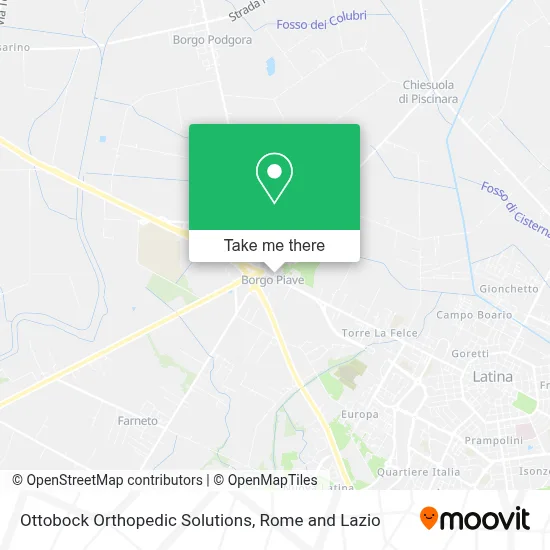 Ottobock Orthopedic Solutions map