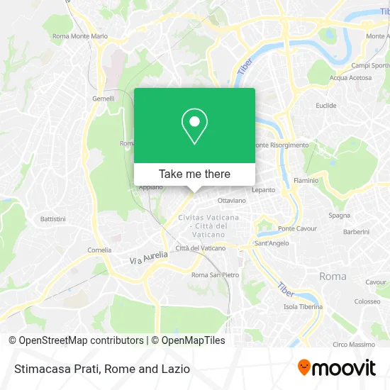 Stimacasa Prati map