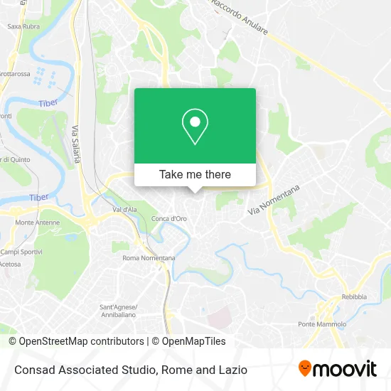Consad Associated Studio map
