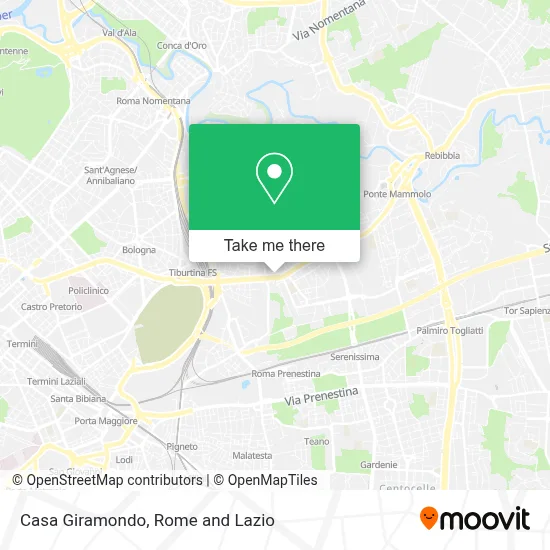 Casa Giramondo map