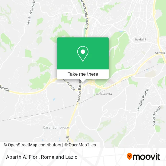 Abarth A. Fiori map