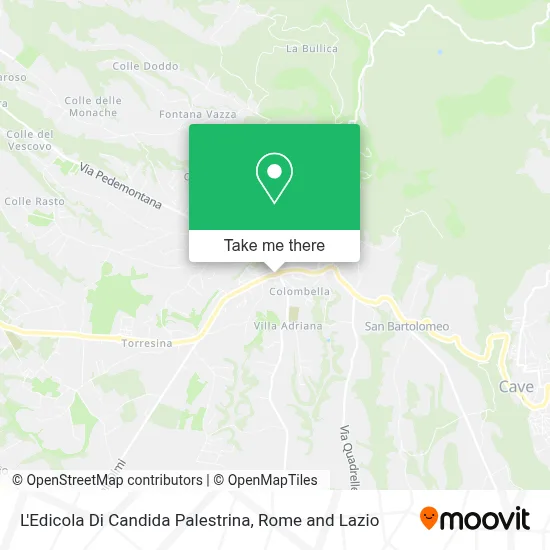 L'Edicola Di Candida Palestrina map