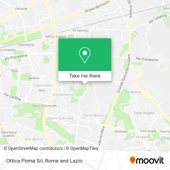 Ottica Poma Srl map