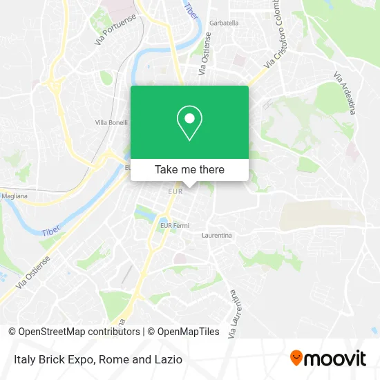 Italy Brick Expo map