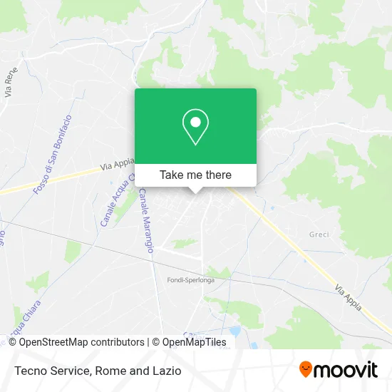 Tecno Service map