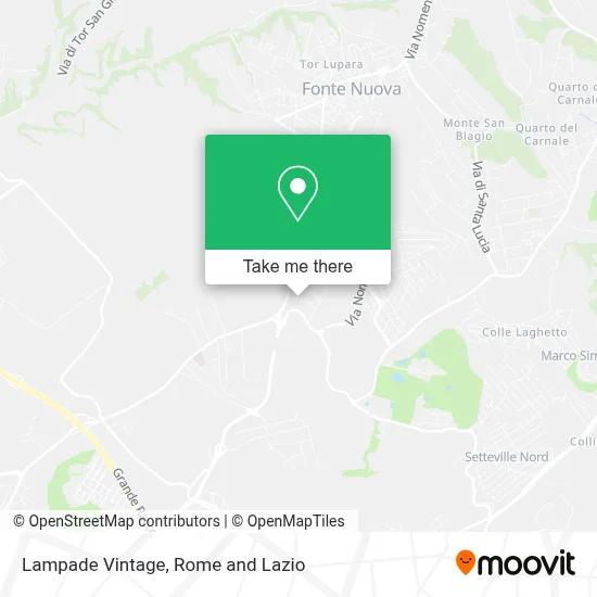 Lampade Vintage map
