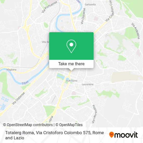 Totalerg Roma, Via Cristoforo Colombo 575 map