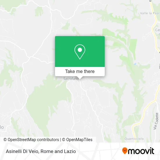 Asinelli Di Veio map