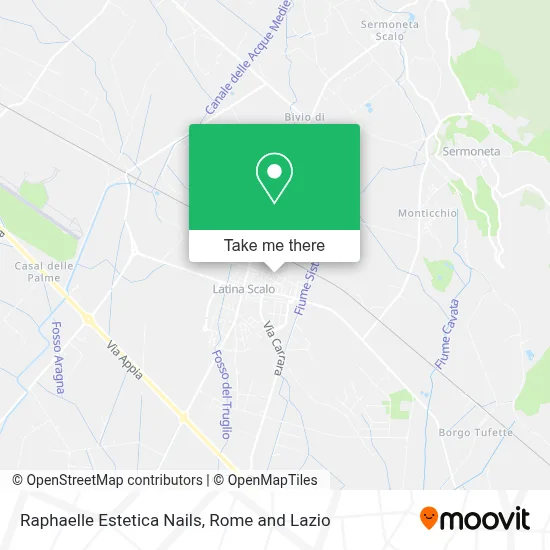 Raphaelle Estetica Nails map