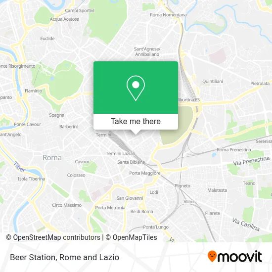 Beer Station map