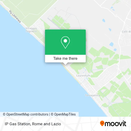IP Gas Station map