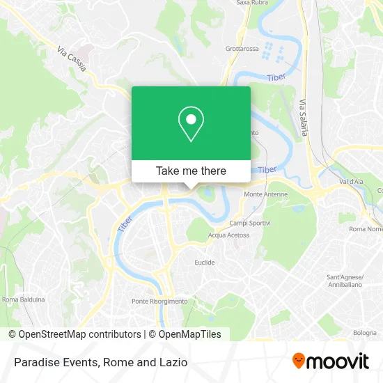 Paradise Events map