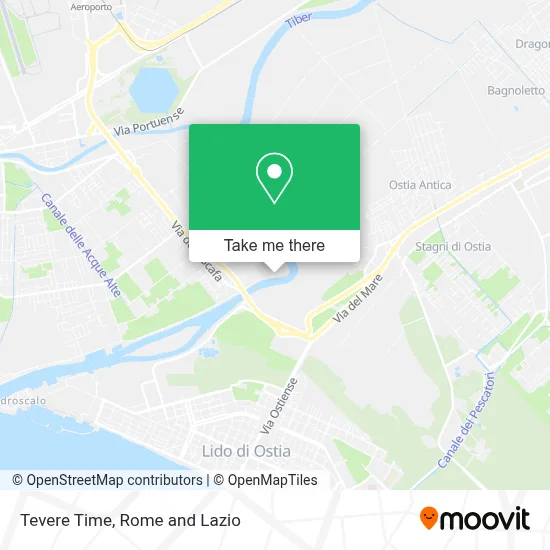 Tevere Time map