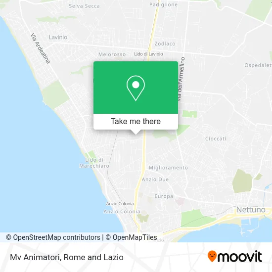 Mv Animatori map