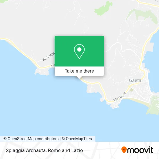 Spiaggia Arenauta map