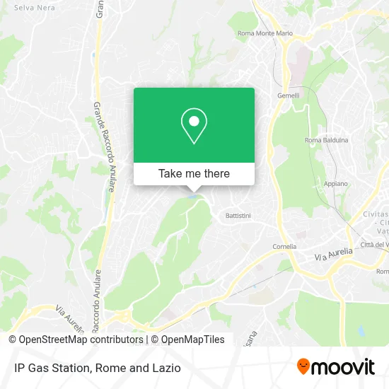IP Gas Station map
