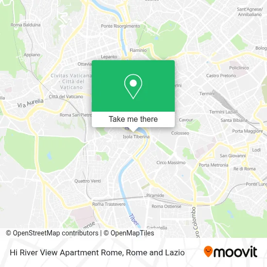 Hi River View Apartment Rome map