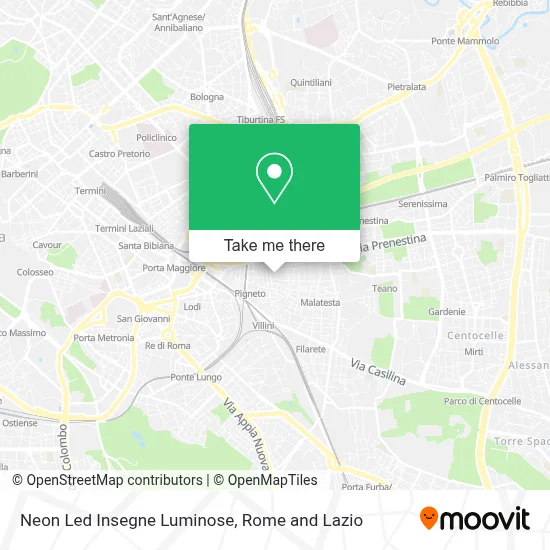 Neon Led Insegne Luminose map