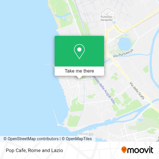 Pop Cafe map
