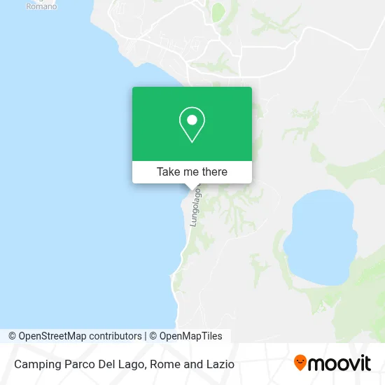 Camping Parco Del Lago map