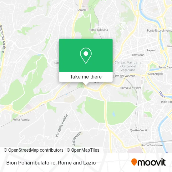 Bion Poliambulatorio map