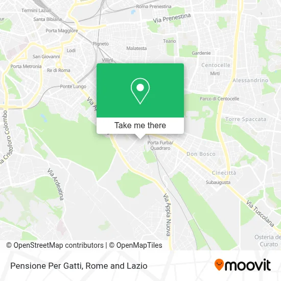 Pensione Per Gatti map