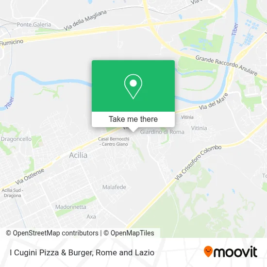 I Cugini Pizza & Burger map
