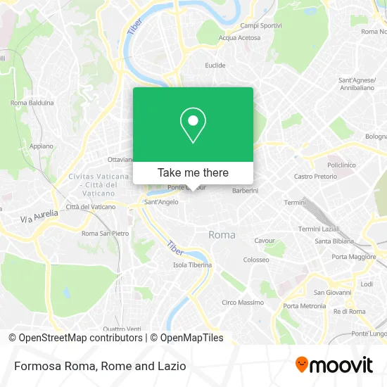 Formosa Roma map