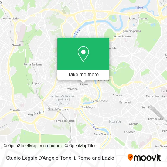 Studio Legale D'Angelo-Tonelli map