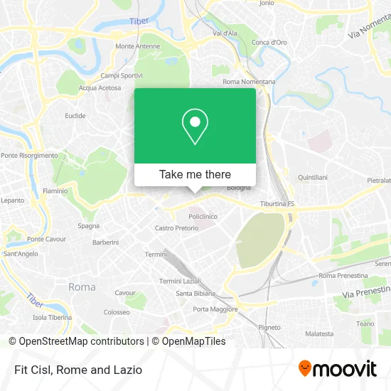 Fit Cisl map