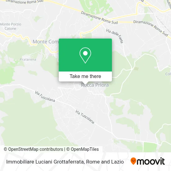 Immobiliare Luciani Grottaferrata map
