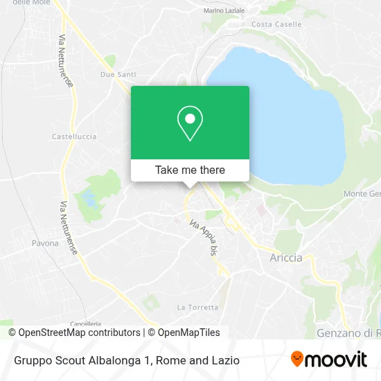 Gruppo Scout Albalonga 1 map