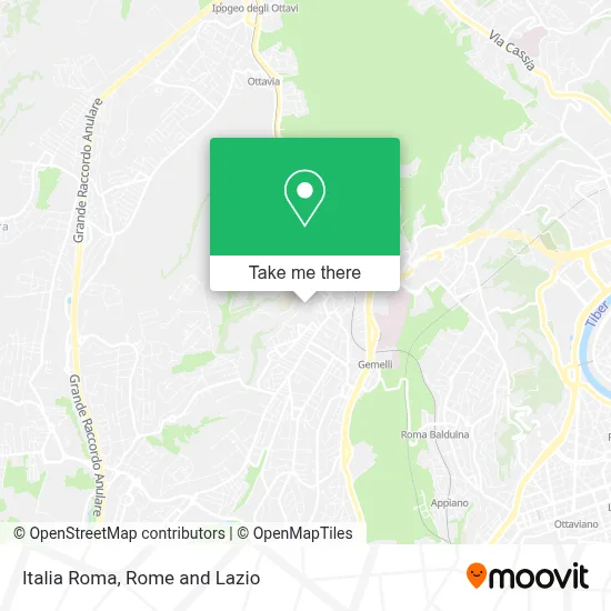 Italia Roma map
