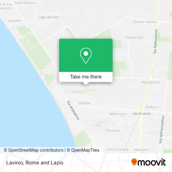 Lavinio map
