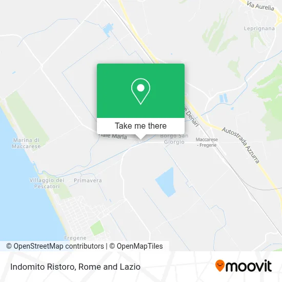 Indomito Ristoro map