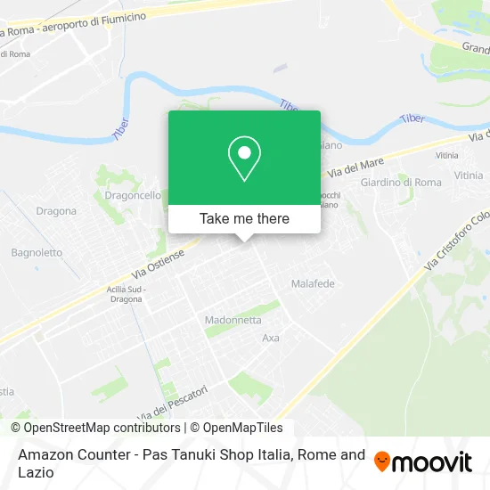 Amazon Counter - Pas Tanuki Shop Italia map