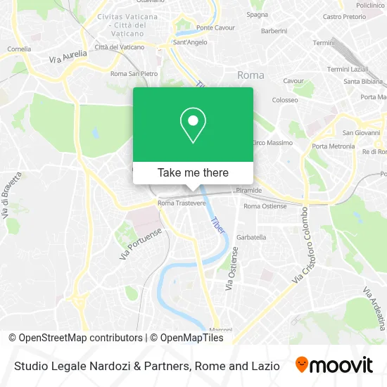 Studio Legale Nardozi & Partners map