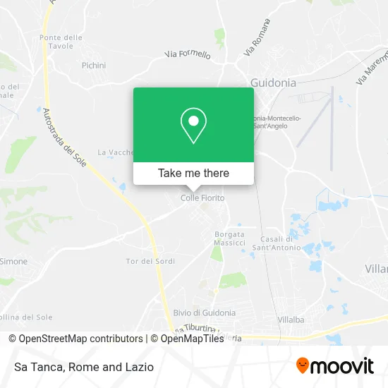 Sa Tanca map