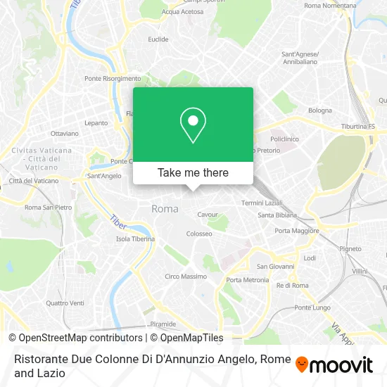 Ristorante Due Colonne Di D'Annunzio Angelo map