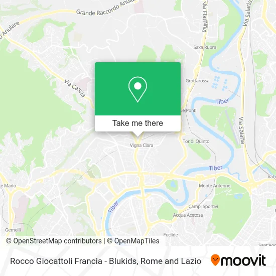Rocco Giocattoli Francia - Blukids map