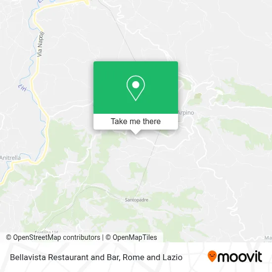 Bellavista Restaurant and Bar map