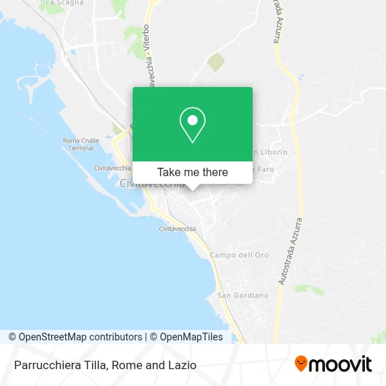 Parrucchiera Tilla map