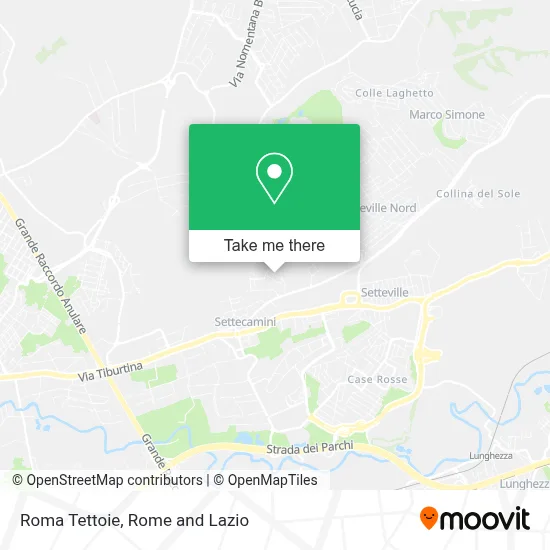 Roma Tettoie map
